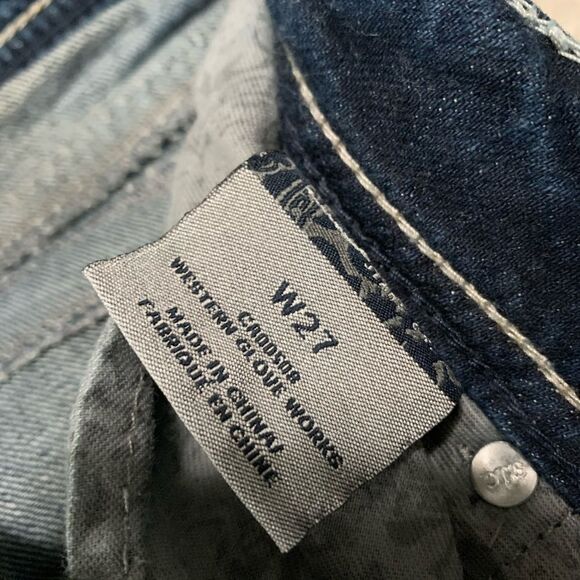 Silver Jeans Aiko Mid Capri Womens Denim Jeans Size 27‎ Pants - Picture 10 of 11